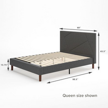 Load image into Gallery viewer, Judy Upholstered Platform Bed Frame