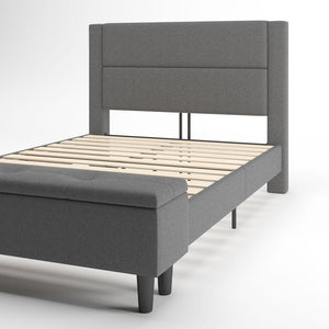 Wanda Upholstered Platform Bed Frame with Storage