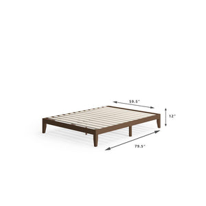 Marissa Wood Platform Bed Frame