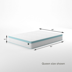 Mint Green Foam Hybrid Spring King Mattress
