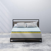 Load image into Gallery viewer, Swirl Gel Cooling Memory Foam Mattress Topper
