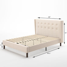 Load image into Gallery viewer, Athena Upholstered Platform Bed Frame
