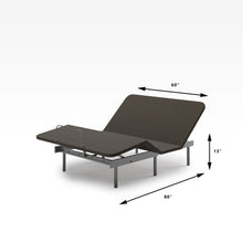 Load image into Gallery viewer, Upholstered Adjustable Bed Frame with Wireless Remote
