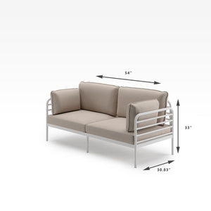 Ellen Metal Frame Sofa