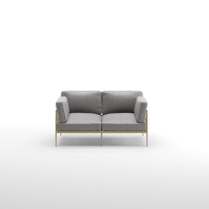 Janelle Metal Frame Loveseat