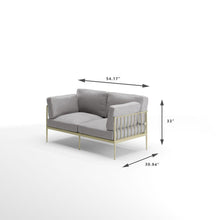 Load image into Gallery viewer, Janelle Metal Frame Loveseat
