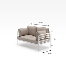 Load image into Gallery viewer, Ellen Metal Frame Loveseat
