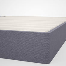 Load image into Gallery viewer, Upholstered Metal Box Spring with Wood Slats
