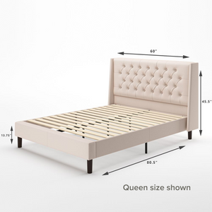 Desmond Upholstered Platform Bed Frame